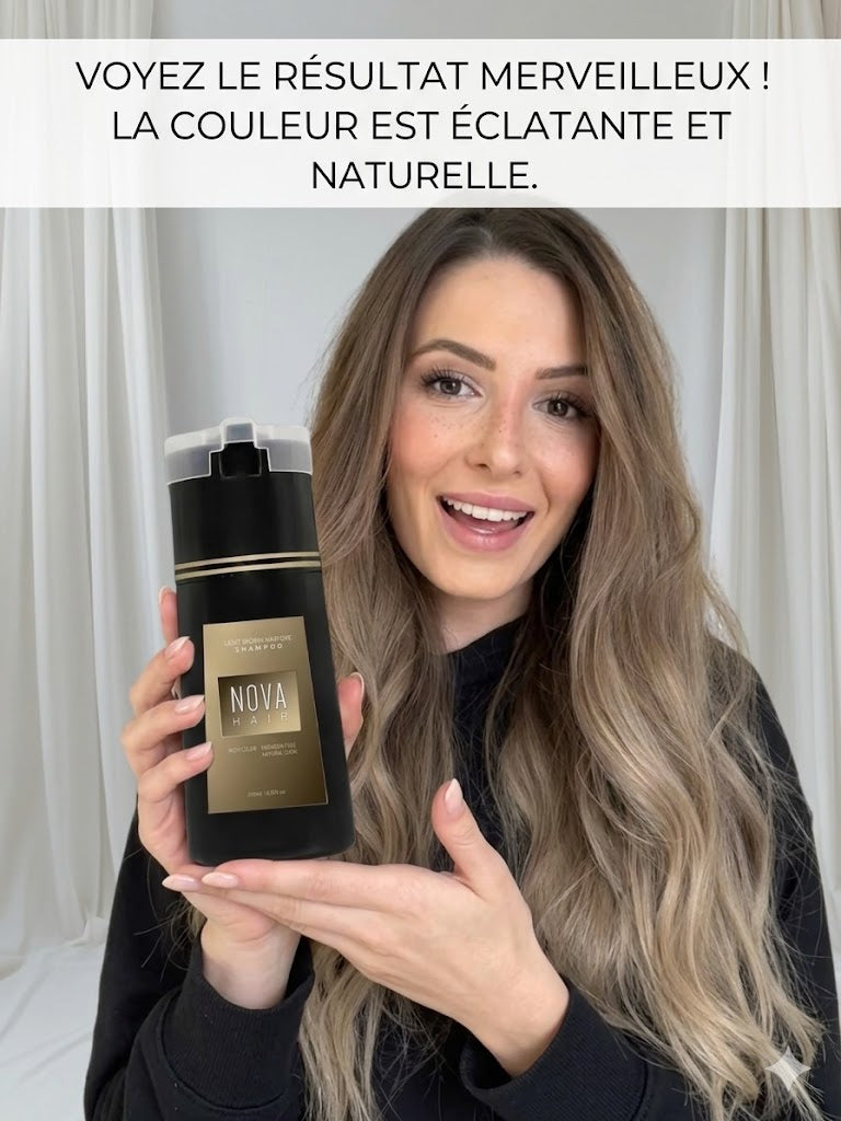 Fini les cheveux gris avec NOVAHAIR